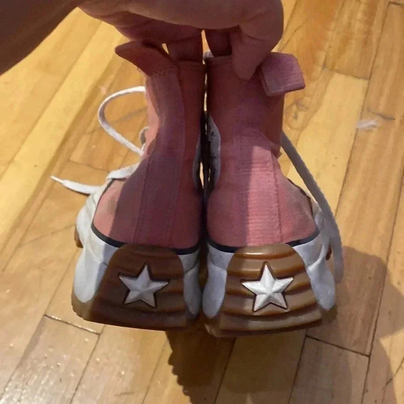 Platform pink converse star hike chuck  taylor - Picture 3 of 8